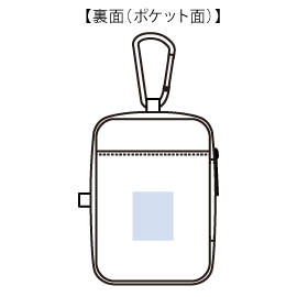 印刷可能範囲（ぬいぐるみポーチ（S））