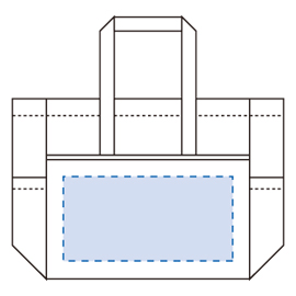 印刷可能範囲（コンビカラートート）