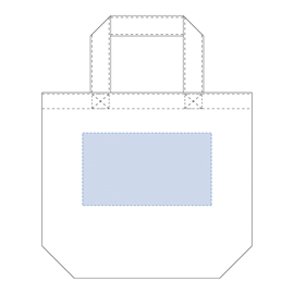 印刷可能範囲（コットンバッグ（S））