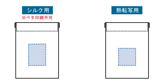 印刷可能範囲(ユーティリティバネ口ポーチ ミニ)
