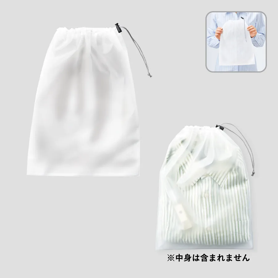 EVA巾着(L) クリア